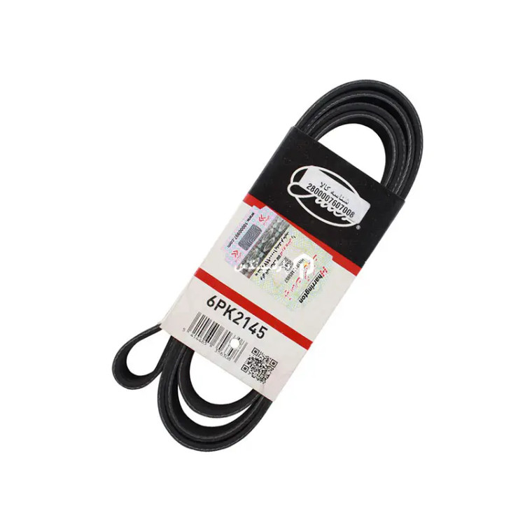 تسمه دینام دنا پلاس پاورگریپ لیبل هرینگتون اصلی 6PK2145