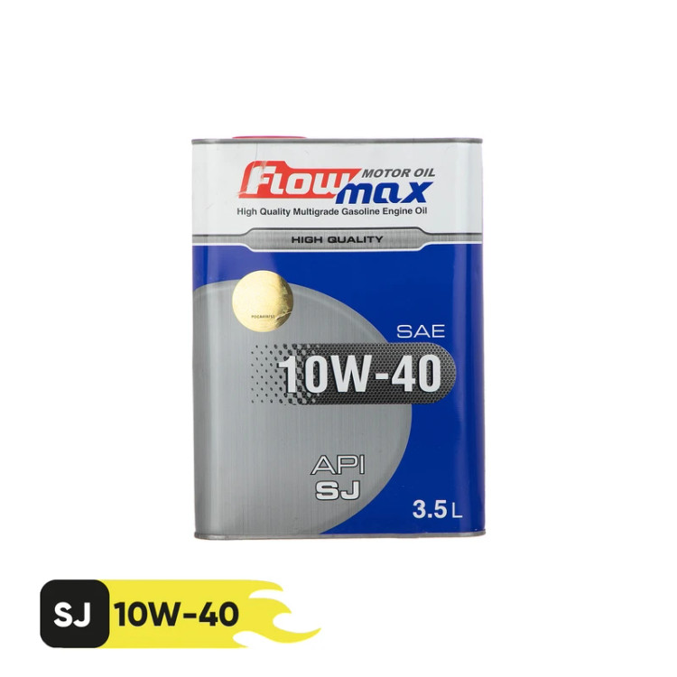 روغن موتور فلومکس های کوالیتی 10W-40 SJ سه ونیم لیتری