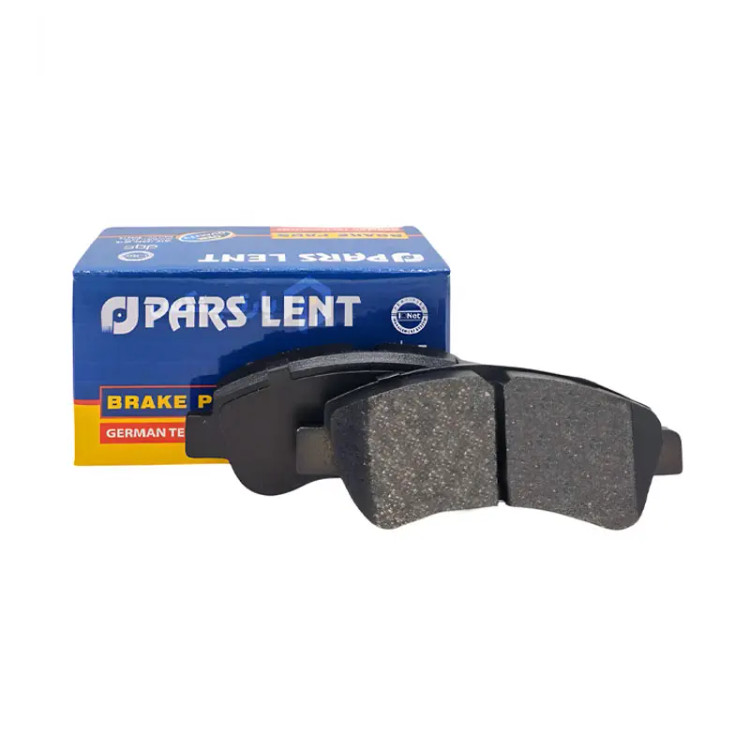 لنت ترمز جلو پژو 206 تیپ 5 1380-1392 برند پارس آبی کد PL23954