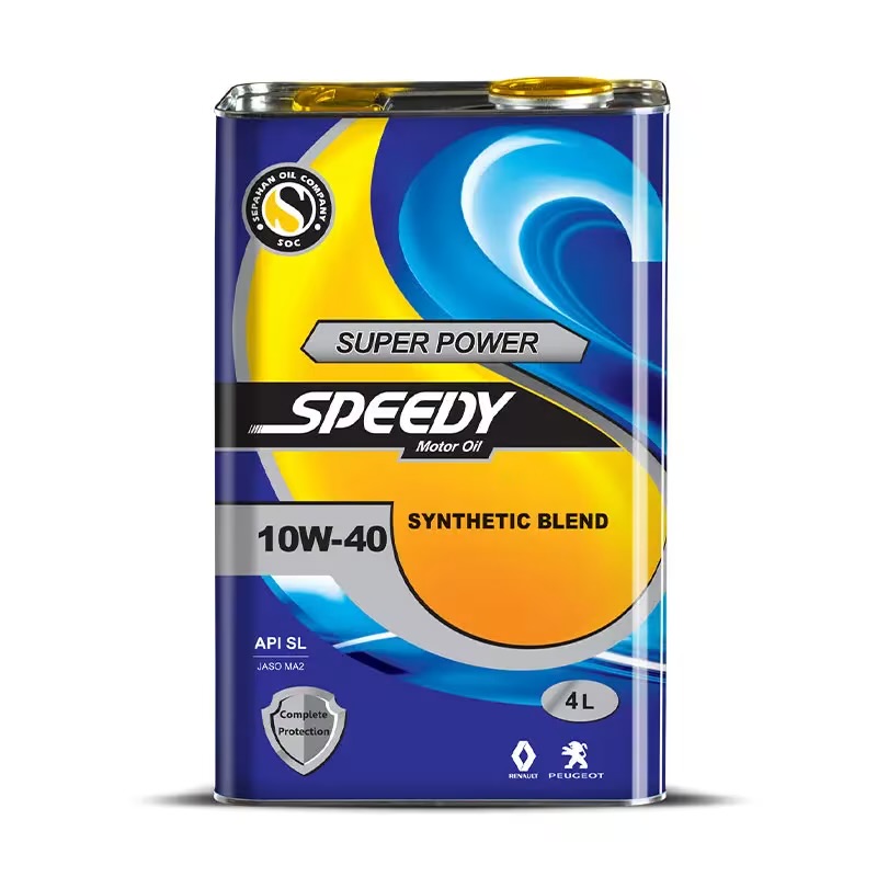 روغن موتور اسپیدی سوپر پاور 10W-40 SL چهار لیتری