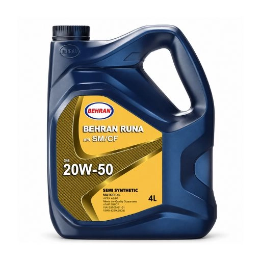 روغن موتور بهران رانا 20W-50 SM چهار لیتری