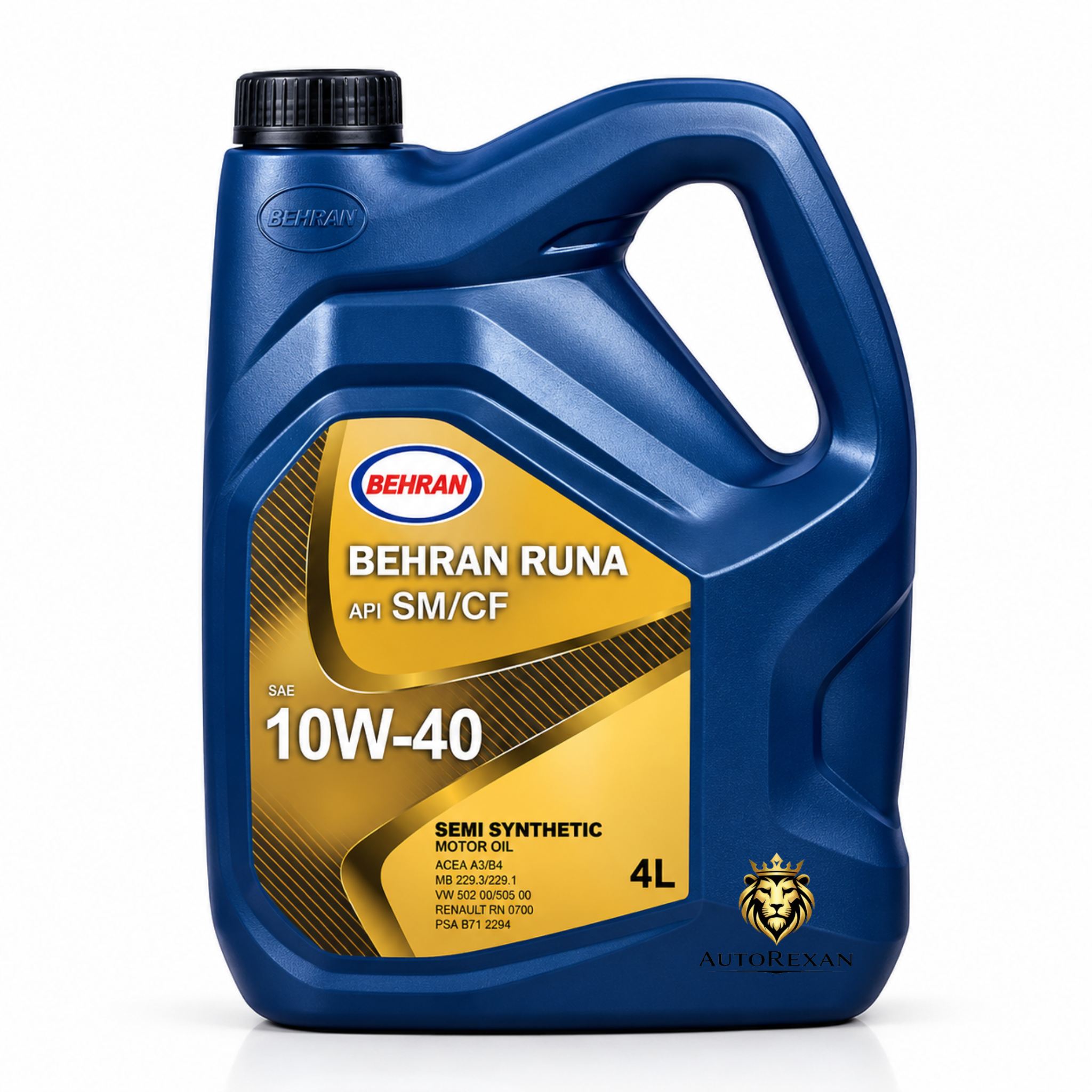 روغن موتور بهران رانا 10W-40 SM چهار لیتری